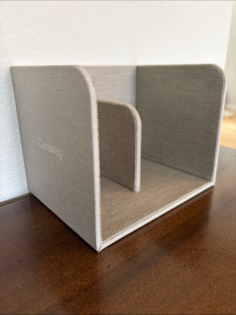 Caraway Gray Fabric cookware Organizer
